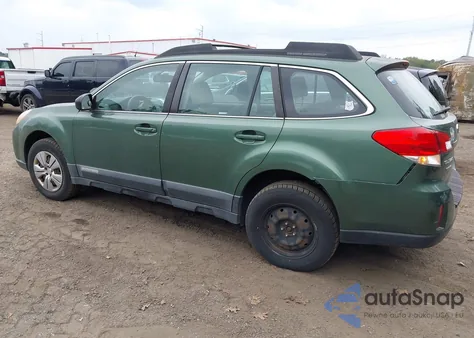 2010 Subaru Outback 2.5I z USA, uszkodzony, nr VIN 4S4BRCAC4A3349862